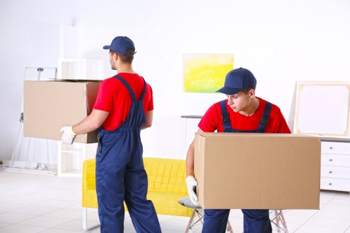 Removal team assisting with a home move in Lambeth
