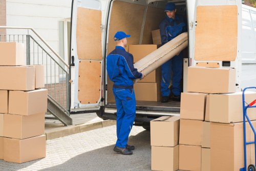 Moving van service helping with a Lambeth home relocation