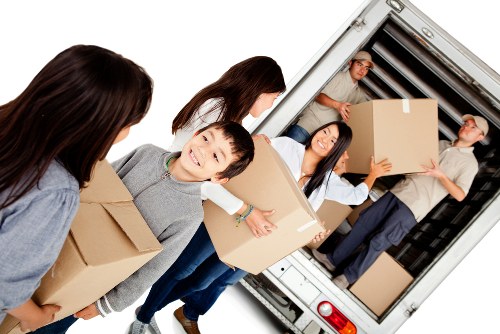 Professional furniture removals planning in Lambeth with packed household items