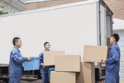 Careful handling of household items during a moving job