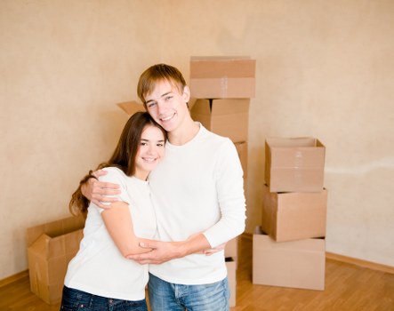 Professional Lambeth man and van team organizing furniture transport