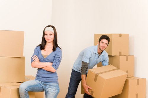Business relocation logistics and transport for a Lambeth office move