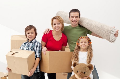 Flat and office furniture removals service in Lambeth with careful loading