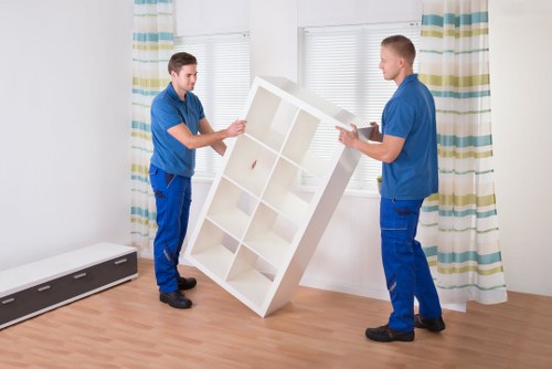 Professional office removals Lambeth team coordinating a workspace move