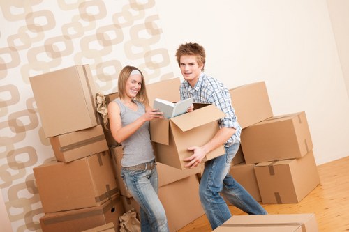 Careful packing supplies for a residential move in Lambeth