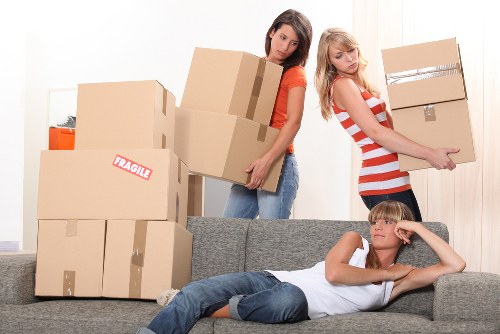 Commercial moving van support for a Lambeth business relocation