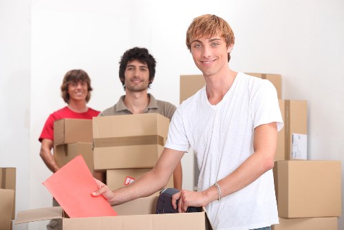 Office setup and delivery during a commercial move in Lambeth